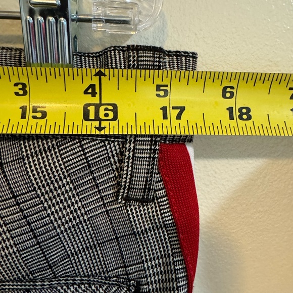 Ninth Hall Highland Zumiez Gray/Black Plaid Chino Pants w/Red Stripe - Men's 32W - Picture 9 of 13